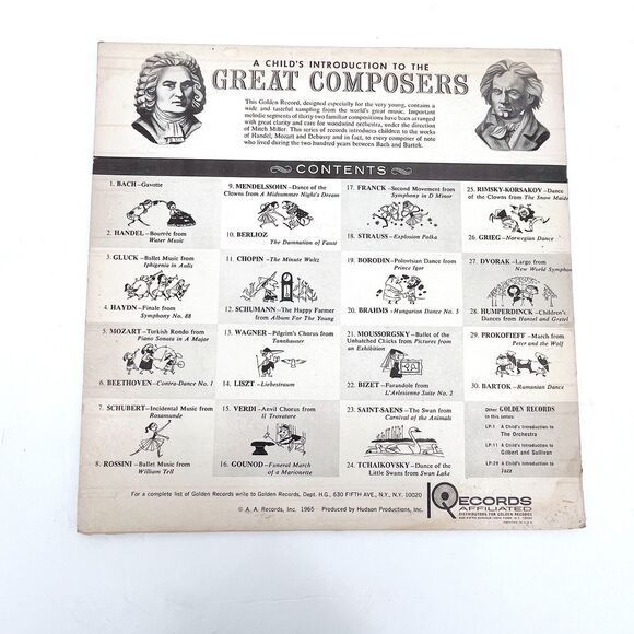 A Child's Introduction to The Music of the Great Composers Miller RARE Vinyl LP - Picture 2 of 6